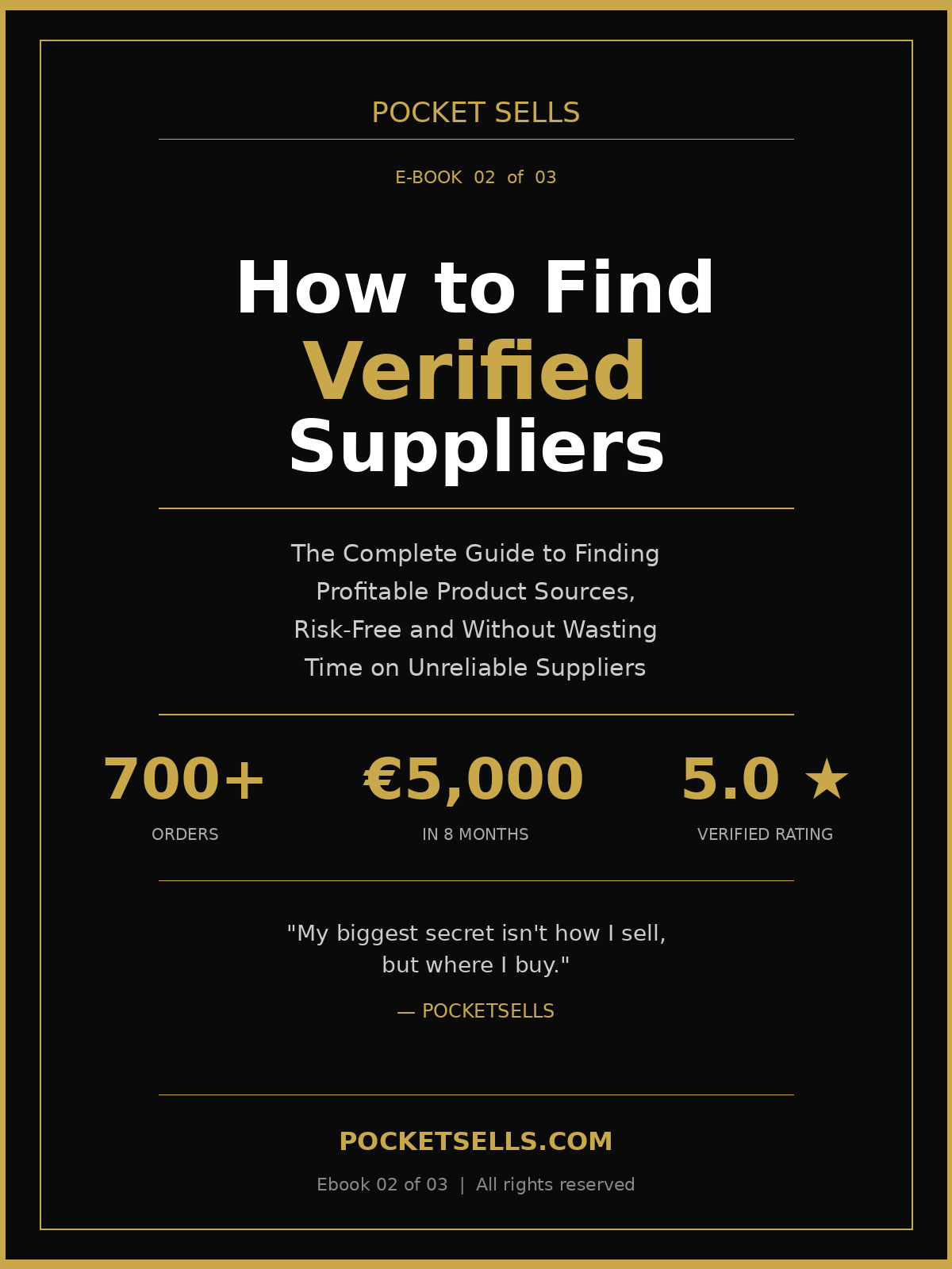 How to Find Verified Suppliers / Pocketsells + FREE SUPPLIER GIFT